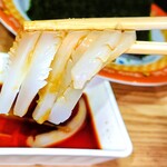 丸山鮮魚店 - 弾力がありやわらかくてうまい