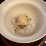 山玄茶 - 栗の飯蒸し