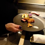 大阪 京橋 鉄板焼 ステーキ 玄牛 - 