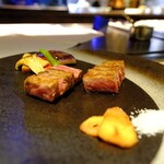 大阪 京橋 鉄板焼 ステーキ 玄牛 - 