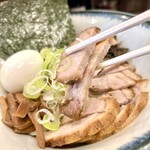 麵や きさ乃 - まぜそばのチャーシュー(普通より硬め)