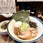 麵や きさ乃 - 2025 十一月限定 塩煮干 背脂まぜそば