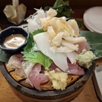 道三 - 料理写真:刺身盛合せ