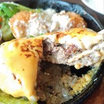 ハンバーグ&ステーキ 百楽GRILL - 肉汁タイプなのに肉々しい♪