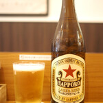 しののめヌードル - 瓶ビール 赤星