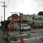 Strawberry Field - 清水側から見た看板。苺街道の中でも、結構清水寄りにある。