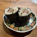 焼肉ホルモン ブンゴ - 手巻き炙り肉寿司