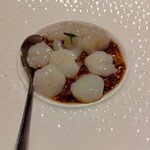 成隆行蟹王府 - 蟹みそと蟹肉入り川エビのピリ辛炒め