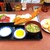 三洋食堂 - 料理写真:マグロと穴子フライ定食と大粒ホタテフライ