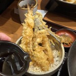 杵屋 - 料理写真:季節天丼定食ԅ(≖‿、≖ԅ)天丼!!