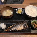 馬刺し 炭火焼き くるみ - 鯖の塩焼き定食