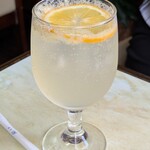 珈琲専門店　蘭 - 生絞りレモンスカッシュ