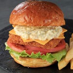 自家製タルタルのフィッシュサンド