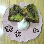 mogu Cafe - 抹茶とチョコのマーブルパウンドケーキ