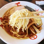 中華そば処 琴平荘 - 麺上げ