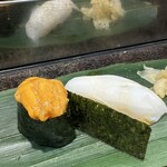 仙令鮨 - 生ウニ、生タコ