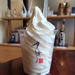 千歳鶴　酒ミュージアム - 千歳鶴 酒粕ソフトクリーム