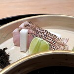 まき村 - 白甘鯛 皮目炙り