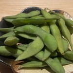 海鮮居酒屋 魚政 神田店 - 枝豆 　ビールと言えばやっぱこれは外せない
