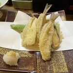 すし寛 - キスの天ぷら