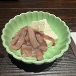 山陰酒場かみあり - クリームチーズとイカの柚子麹漬け