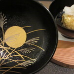 日本料理 TOBIUME - わ、こちらの蓋裏は満月とススキでございました