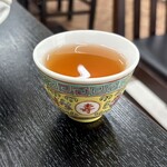 お手軽中華桃の木 - アイスジャスミンティー