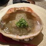 かに料理 さとう - 蟹味噌甲羅焼き