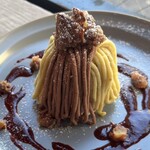 ミニマル - 美しいチョコレートモンブラン