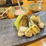 和と鉄板の居酒屋さん のんびり - 蒸し野菜