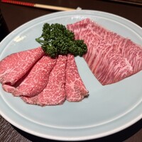 牛幸 本店 - 左ランプ、右イチボ