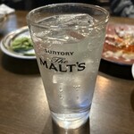 肉と日本酒バル ワラカド - 黒霧島ソーダ割り