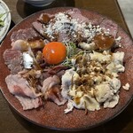 肉と日本酒バル ワラカド - ワラカドのニクパ　肉カルパッチョ盛り合わせ