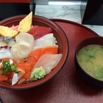 Ichibano Sushiyasan - 活ちらし丼（ランチ）　650円