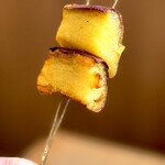 串かつ でんがな - 素揚げのさつまいも。 これが飛び抜けてダントツに旨かった。 感激してお代わり。