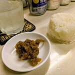 tell me キッチン - 肉味噌　白米おにぎり