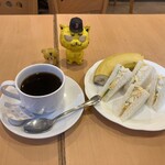 コーヒーショップ タカラブネ - 料理写真:モーニングサービスB   510円(税込)
