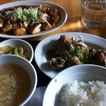 餃子や獅丸 - ランチ・麻婆豆腐定食