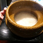 日本料理 崇 - 名田庄新米のかまど炊きご飯
