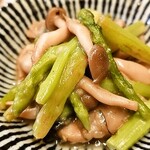 日和 - キノコ＆アスパラガス