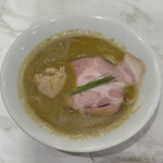 左とう - グリーンカレー牡蠣蕎麦 1,300円