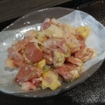焼肉ホルモン光 - 特製塩ダレ鶏ランチセット