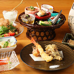 炭焼きと天ぷら 陽なの - 料理写真:（月）逸品コース