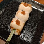 とり亀 - ささみ梅です。コチラも焼き加減が良くて美味しかったです♪