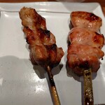 とり亀 - せせり(塩)とハツ(塩)です。