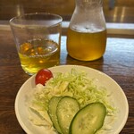 関飯店 - ランチのサラダ