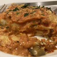 Osteria Tutto Sole - 本日のパスタ(トマトソースのラザニア)