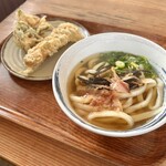 純手打 うどん 勝一 - かけうどん340円