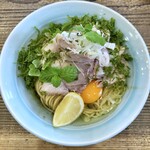 ムコウガワ製麺所 - 地中海まぜそば＋チャーシュー(4枚)