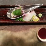 濤﨑 - 九条ねぎのピューレかかってます。